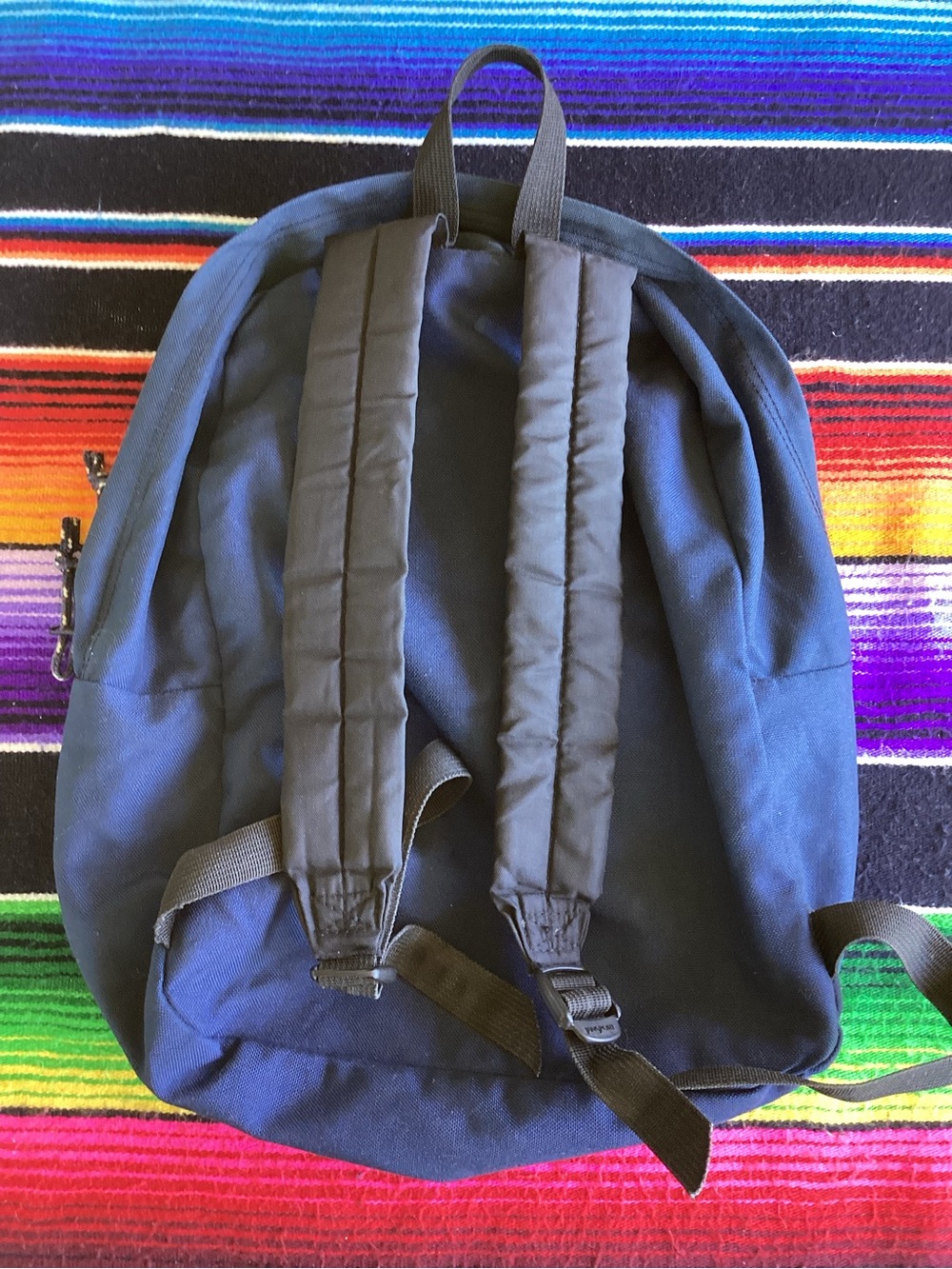 Vintage 90s Jansport day pack Backpack made in USA blue - Picture 16 of 16